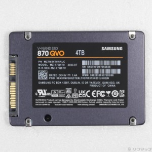 (中古)SAMSUNG 870 QVO MZ-77Q4T0B/IT(262-ud)