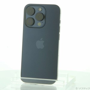 (中古)Apple iPhone15 Pro 128GB ブルーチタニウム MTUA3J/A SIMフリー(262-ud)
