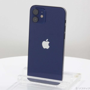 (中古)Apple iPhone12 64GB ブルー MGHR3J/A SIMフリー(258-ud)