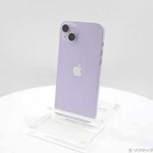 (中古)Apple iPhone14 Plus 128GB パープル MQ4E3J/A SIMフリー(344-ud)