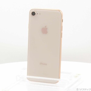 (中古)Apple iPhone8 64GB ゴールド MQ7A2J/A SIMフリー(295-ud)
