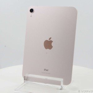 (中古)Apple iPad mini 第6世代 64GB ピンク MLWL3TA/A Wi-Fi(352-ud)