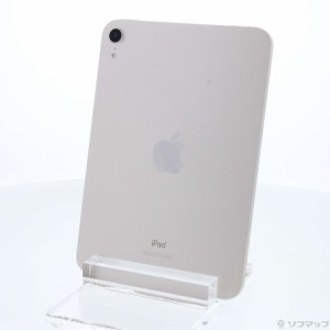 (中古)Apple iPad mini 第6世代 64GB スターライト MK7P3X/A Wi-Fi(344-ud)