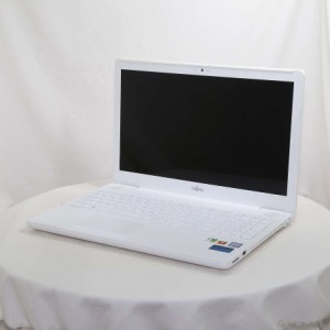 (中古)FUJITSU 格安安心パソコン LIFEBOOK AH45/A3 FMVA45A3W プレミアムホワイト (Windows 10)(344-ud)