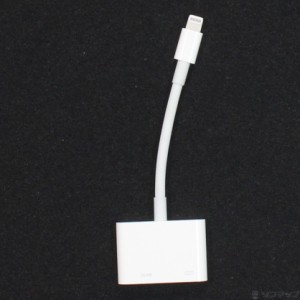 (中古)Apple Lightning-Digital AVアダプタ MD826AM/A(276-ud)