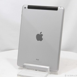 (中古)Apple iPad 第5世代 32GB スペースグレイ MP1J2J/A auロック解除SIMフリー(258-ud)