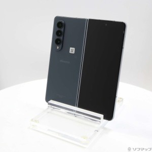 (中古)SAMSUNG Galaxy Z Fold4 256GB グレイグリーン SC-55C docomoロック解除SIMフリー(348-ud)