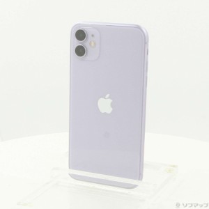 (中古)Apple iPhone11 64GB パープル MHDF3J/A SIMフリー(262-ud)