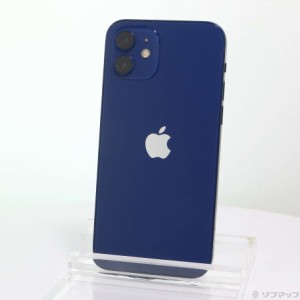 (中古)Apple iPhone12 64GB ブルー MGHR3J/A SIMフリー(262-ud)