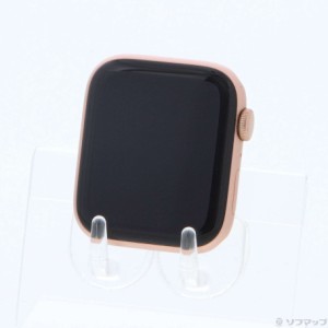 (中古)Apple Apple Watch SE 第1世代 GPS 44mm ゴールドアルミニウムケース バンド無し(377-ud)