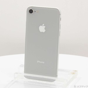 (中古)Apple iPhone8 64GB シルバー MQ792J/A SIMフリー(384-ud)