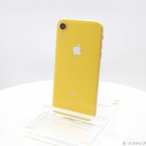 (中古)Apple iPhoneXR 256GB イエロー MT0Y2J/A SIMフリー(297-ud)