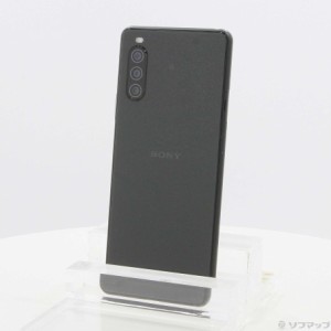 (中古)SONY Xperia 10 II 64GB ブラック XQ-AU42 SIMフリー(262-ud)