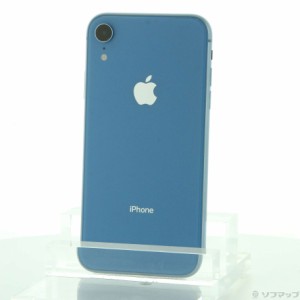 (中古)Apple iPhoneXR 128GB ブルー MT0U2J/A SIMフリー(344-ud)