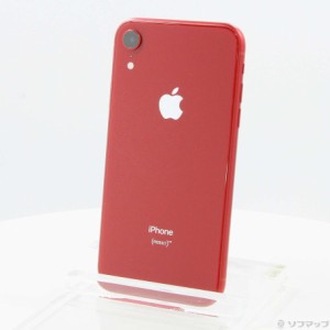 (中古)Apple iPhoneXR 64GB プロダクトレッド MT062J/A SIMフリー(295-ud)