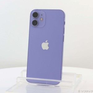 (中古)Apple iPhone12 mini 64GB パープル MJQC3J/A SIMフリー(348-ud)