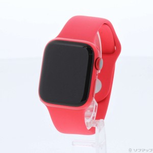 (中古)Apple (展示品) Apple Watch Series 8 GPS 41mm (PRODUCT)REDアルミニウムケース (PRODUCT)REDスポーツバンド(198-ud)