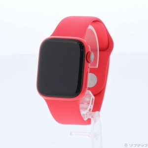 (中古)Apple (展示品) Apple Watch Series 8 GPS 41mm (PRODUCT)REDアルミニウムケース (PRODUCT)REDスポーツバンド(344-ud)