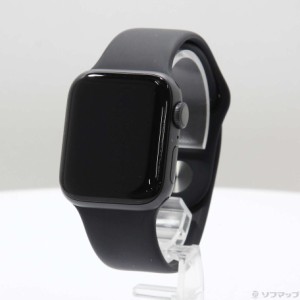 (中古)Apple Apple Watch Series 6 GPS 40mm スペースグレイアルミニウムケース ブラックスポーツバンド(269-ud)