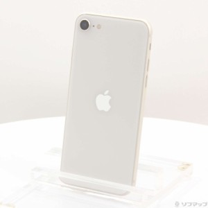 (中古)Apple iPhone SE 第3世代 128GB スターライト MMYG3J/A SIMフリー(381-ud)
