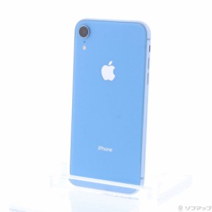 (中古)Apple iPhoneXR 64GB ブルー MT0E2J/A SIMフリー(349-ud)