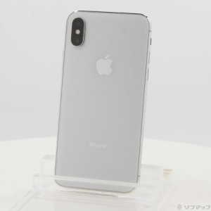 (中古)Apple iPhoneX 64GB シルバー MQAY2J/A SIMフリー(297-ud)