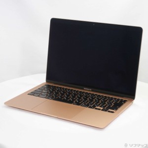 (中古)(展示品) MacBook Air 13.3-inch Late 2020 MGND3J/A M1 8コアCPU_7コアGPU 8GB SSD256GB ゴールド (13.6 Ventura)(258-ud)