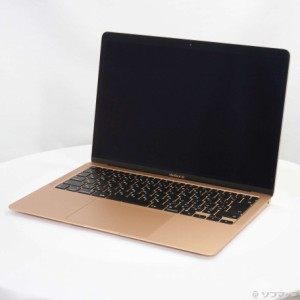 (中古)(展示品) MacBook Air 13.3-inch Late 2020 MGND3J/A M1 8コアCPU_7コアGPU 8GB SSD256GB ゴールド (13.6 Ventura)(305-ud)