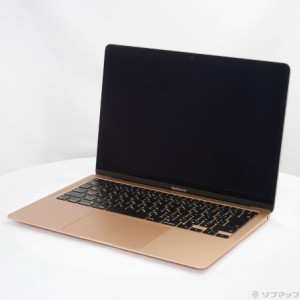 (中古)(展示品) MacBook Air 13.3-inch Late 2020 MGND3J/A M1 8コアCPU_7コアGPU 8GB SSD256GB ゴールド (13.6 Ventura)(258-ud)