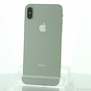 (中古)Apple iPhoneXS Max 64GB シルバー MT6R2J/A SIMフリー(258-ud)