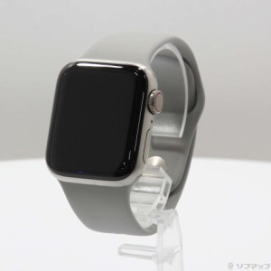 (中古)Apple Apple Watch Series 6 GPS + Cellular 40mm チタニウムケース スポーツバンド(348-ud)