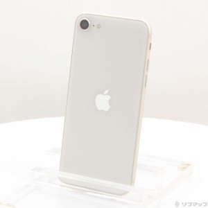 (中古)Apple iPhone SE 第3世代 64GB スターライト MMYD3J/A SIMフリー(220-ud)