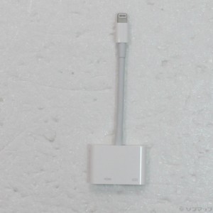 (中古)Apple Lightning-Digital AVアダプタ MD826AM/A(262-ud)