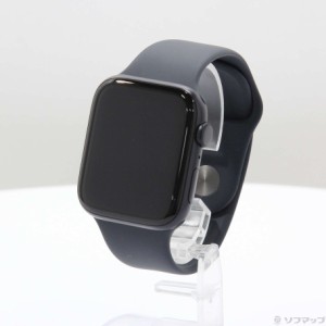 (中古)Apple Apple Watch SE 第2世代 GPS 44mm ミッドナイトアルミニウムケース ミッドナイトスポーツバンド(305-ud)