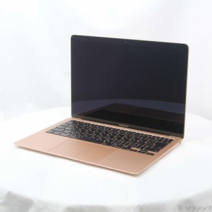 (中古)(展示品) MacBook Air 13.3-inch Late 2020 MGND3J/A M1 8コアCPU_7コアGPU 8GB SSD256GB ゴールド (13.6 Ventura)(198-ud)