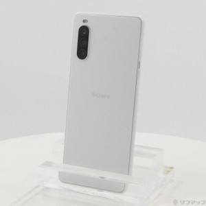 (中古)SONY Xperia 10 II 64GB ホワイト XQ-AU42 SIMフリー(368-ud)