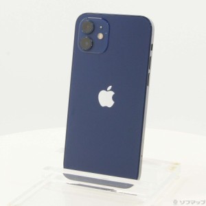 (中古)Apple iPhone12 64GB ブルー MGHR3J/A SIMフリー(352-ud)