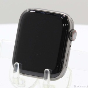 (中古)Apple Apple Watch Series 6 GPS + Cellular 44mm グラファイトステンレススチールケース バンド無し(258-ud)