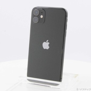 (中古)Apple iPhone11 64GB ブラック MHDA3J/A SIMフリー(348-ud)