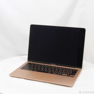 (中古)(展示品) MacBook Air 13.3-inch Late 2020 MGND3J/A M1 8コアCPU_7コアGPU 8GB SSD256GB ゴールド (13.6 Ventura)(258-ud)