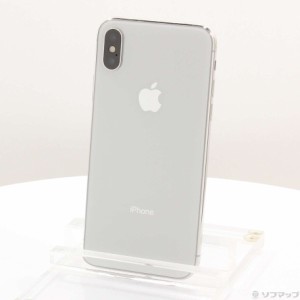 (中古)Apple iPhoneX 256GB シルバー MQC22J/A SIMフリー(344-ud)