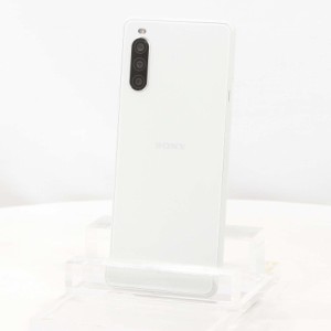 (中古)SONY Xperia 10 II 64GB ホワイト XQ-AU42 SIMフリー(258-ud)