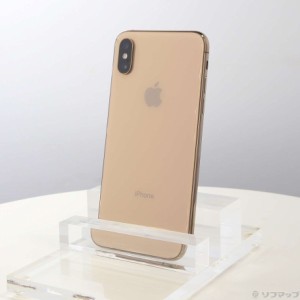 (中古)Apple iPhoneXS 256GB ゴールド MTE22J/A SIMフリー(352-ud)