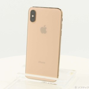 (中古)Apple iPhoneXS 64GB ゴールド MTAY2J/A SIMフリー(269-ud)
