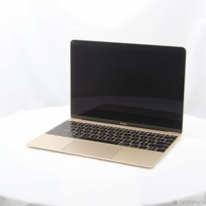 (中古)Apple MacBook 12-inch Early 2015 MK4N2J/A Core_M 1.3GHz 8GB SSD512GB ゴールド (10.15 Catalina)(297-ud)