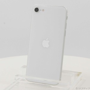 (中古)Apple iPhone SE 第2世代 128GB ホワイト MXD12J/A SIMフリー(344-ud)
