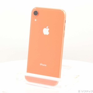 (中古)Apple iPhoneXR 64GB コーラル MT0A2J/A SIMフリー(258-ud)