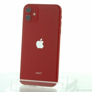 (中古)Apple iPhone11 128GB プロダクトレッド MWM32J/A SIMフリー(276-ud)