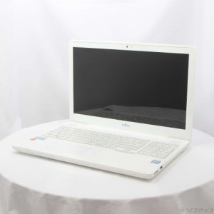 (中古)FUJITSU LIFEBOOK AH53/A3 FMVA53A3W プレミアムホワイト (Windows 10)(377-ud)