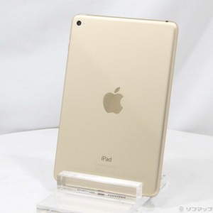 (中古)Apple iPad mini 4 16GB ゴールド MK6L2J/A Wi-Fi(344-ud)